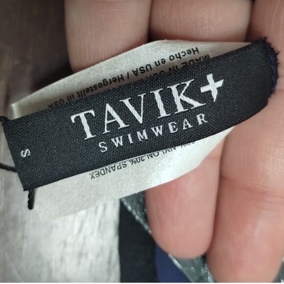 Tavik NWT Size Small Charlie Swimsuit Blue Cobalt Bikini Top *NO NECK STRAP* - Picture 3 of 5